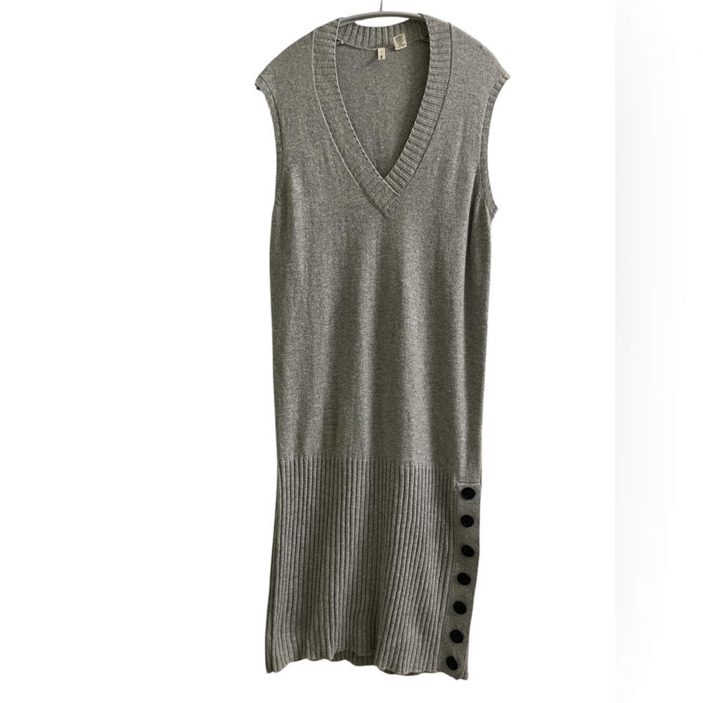 Moth By Anthropologie Wool Angora Blend Sleeveless Knit Dress